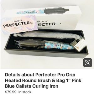 Heated Round brush and curler 👩🏻‍🦱